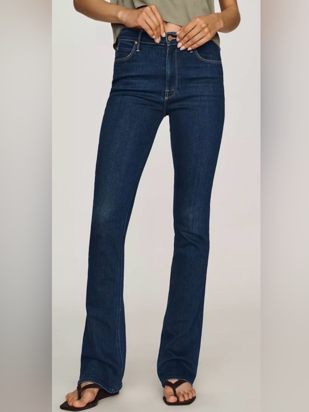 Mother Denim Runaway Jeans Pinkies Up Women’s Size 27 Brand New Made In USA